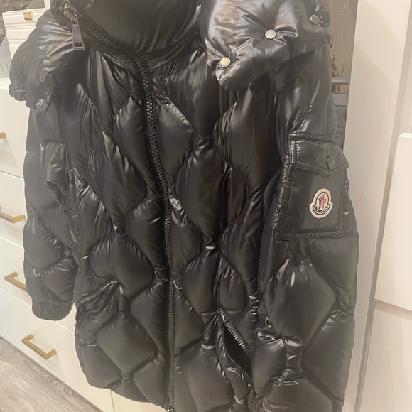 Moncler puffy black jacket size 0 - Picture 4 of 6